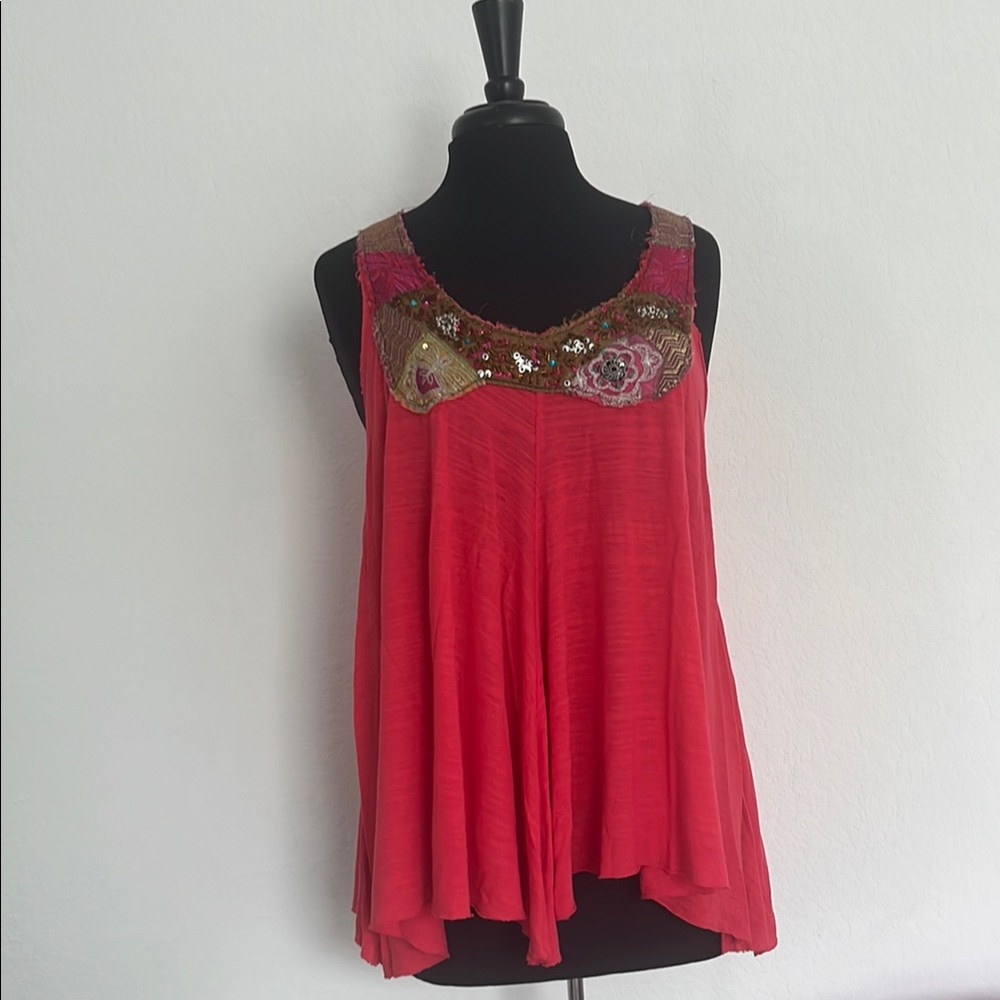 Free People Peplum Flowry Top